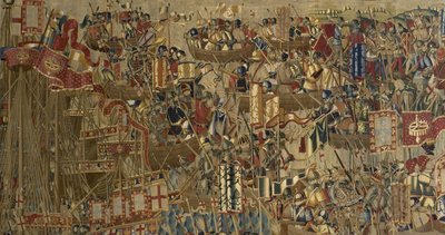 Die Pastrana-Teppiche, hergestellt in Tournai, wahrscheinlich aus der Werkstatt von Passchier Grenier, ca. 1471 - 1475 von Pasquier (workshop of) Grenier