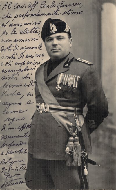 Zenturio der Miliz in voller Uniform, Mai 1939 von Pasquini Pasquini