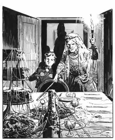 Illustration für Große Erwartungen von Charles Dickens von Pat (1907 95) Nicolle