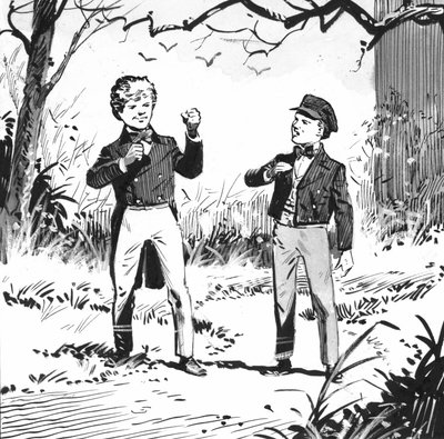 Illustration für Große Erwartungen von Charles Dickens von Pat (1907 95) Nicolle