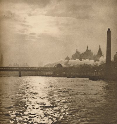 Wo die Eisenstraße nach Dover den Fluss kreuzt, ca. 1935 von Paterson