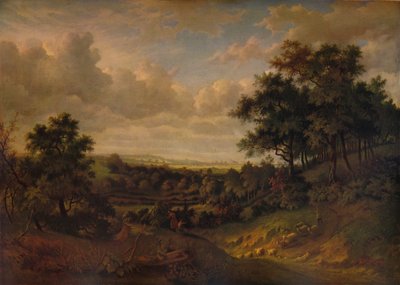 Ein Blick auf die Themse: Greenwich in der Ferne, 1820 von Patrick Nasmyth