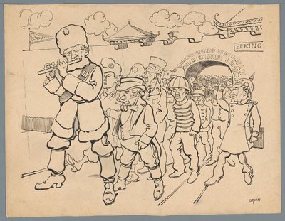 Russland lockt Länder aus China von Patricq Kroon (signed by artist)