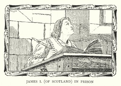 König James I. von Schottland im Gefängnis von Patten (after) Wilson