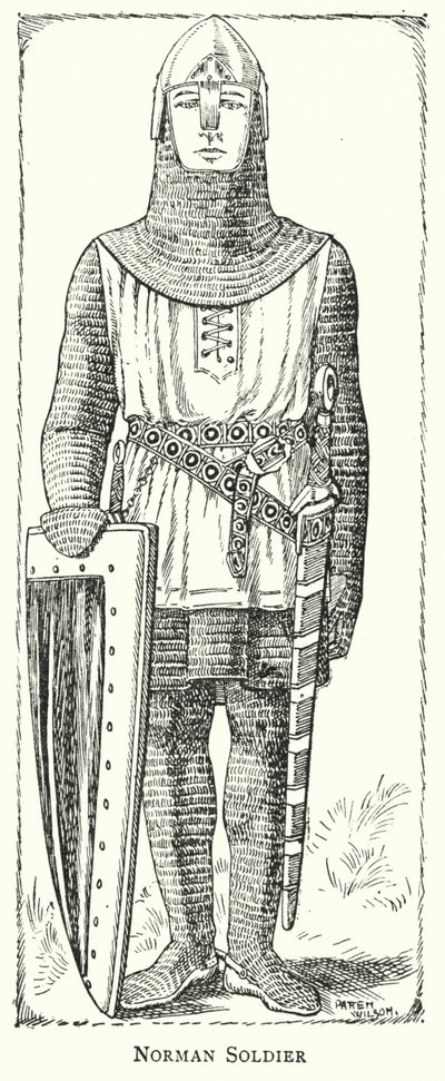 Normannischer Soldat von Patten (after) Wilson