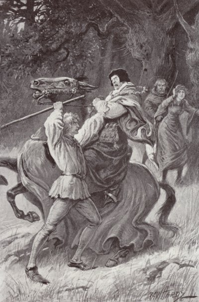 Illustration für The Cloister and The Hearth von Charles Reade von Paul (after) Hardy