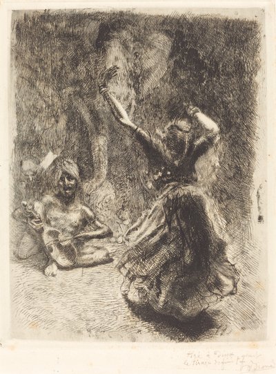 Die Tänzerin von Tanjore La bayadère de Tanjore, 1914 von Paul Albert Besnard