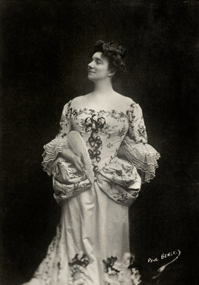 Porträt der französischen Künstlerin Yvette Guilbert von Paul Berger