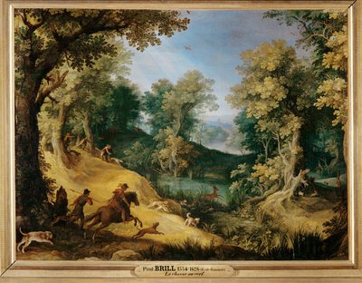Chasse au cerf von Paul Brill or Bril