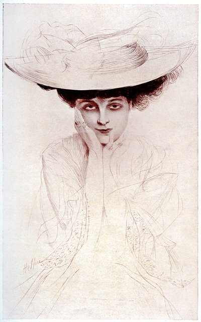 Porträt der Gräfin von Noailles von Paul Cesar Helleu