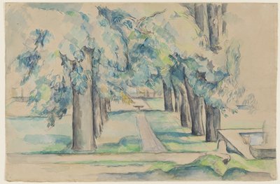 Kastanienallee am Jas de Bouffan von Paul Cézanne