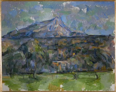 La Montagne Sainte Victoire vue des Lauves von Paul Cezanne