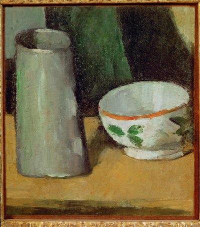 Milchschale und Krug von Paul Cezanne