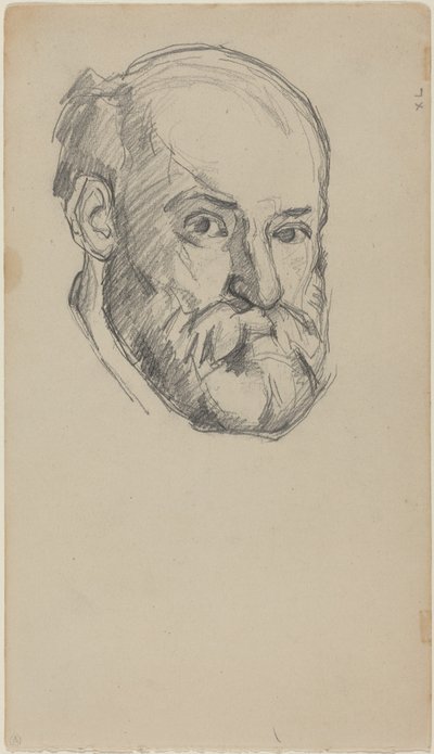 Selbstporträt [recto] von Paul Cézanne