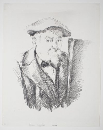 Selbstporträt von Paul Cézanne