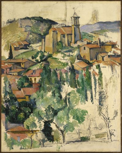 Das Dorf Gardanne von Paul Cézanne