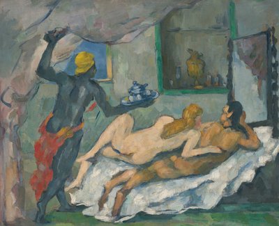 Nachmittag in Neapel, um 1875 von Paul Cézanne
