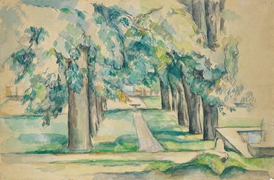 Kastanienallee im Jas de Bouffan von Paul Cézanne