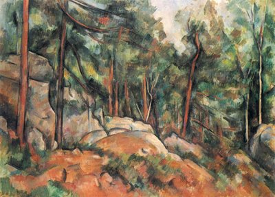 Waldinneres von Paul Cézanne