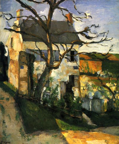 Das Haus Rondest, Viertel Hermitage, Pontoise von Paul Cézanne