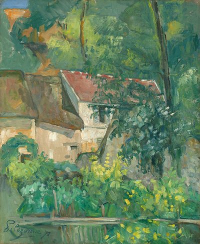 Das Haus von Père Lacroix, Auvers-sur-Oise von Paul Cézanne
