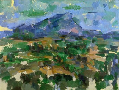 Der Berg Sainte-Victoire von Paul Cézanne