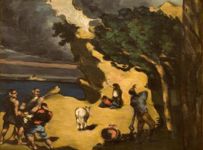 Die Esel-Diebe von Paul Cézanne