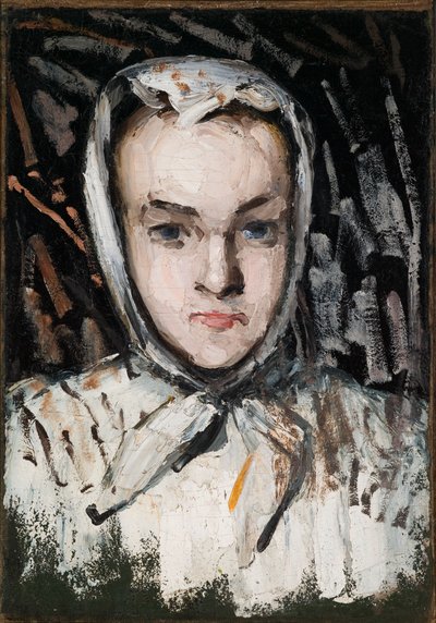 Marie Cézanne, die Schwester des Künstlers (recto), Die Mutter des Künstlers (verso) von Paul Cézanne