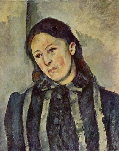 Porträt von Madame Cézanne von Paul Cézanne