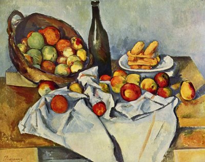 Der Korb mit Äpfeln von Paul Cézanne