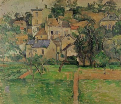 Die Einsiedelei bei Pontoise, 1884 von Paul Cézanne
