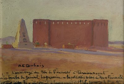 Die Einsiedelei von Pater Charles Eugene de Foucauld (1858-1916) in Tamanrasset von Paul Elie Dubois