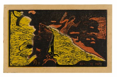 Auti te pape (Frauen am Fluss), aus der Noa Noa Suite von Paul Gauguin