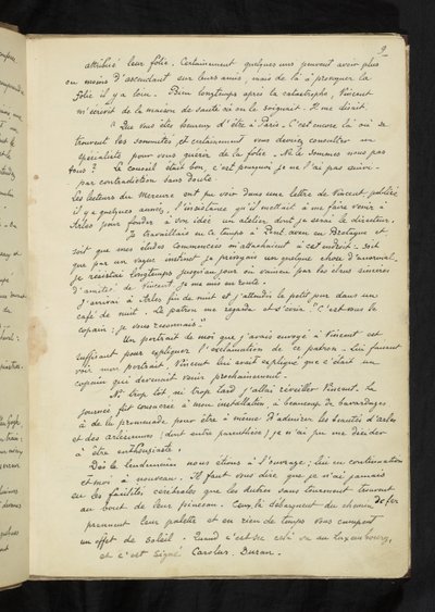 Avant et après - Beschreibung von Gauguins Aufenthalt bei Vincent van Gogh in Arles (S. 9) von Paul Gauguin