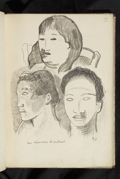 Avant et après - Zeichnung "Non dépourvues de sentiment" von Paul Gauguin