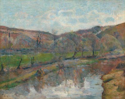 Landschaft in der Bretagne von Paul Gauguin