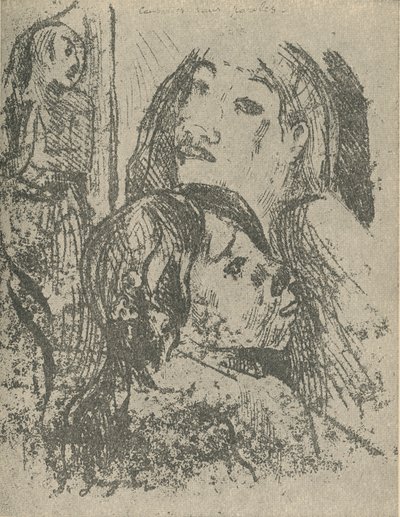 Gespräch ohne Worte, 1936 von Paul Gauguin