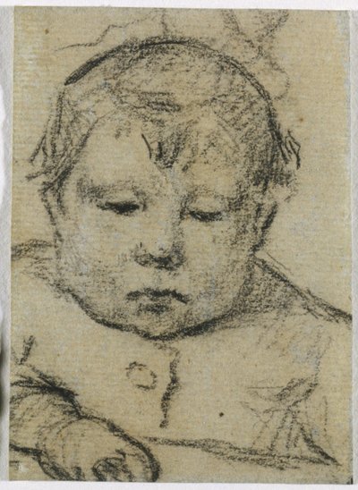 Emil Gauguin als Kind, rechte Hand nach vorne von Paul Gauguin