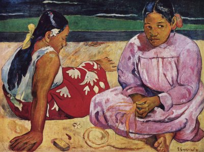 Frauen von Tahiti, oder Am Strand von Paul Gauguin