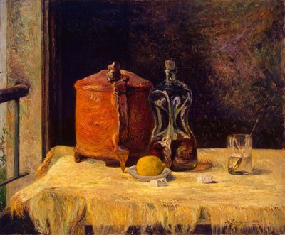 Am Fenster, Stillleben von Paul Gauguin