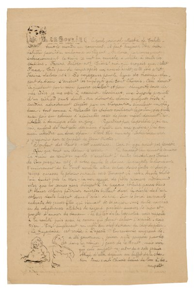Le sourire: Ernsthafte Zeitschrift, 21. August 1899 von Paul Gauguin