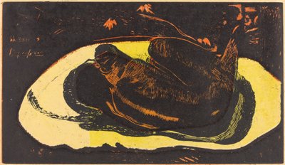 Manao Tupapau (Sie wird von einem Geist heimgesucht) von Paul Gauguin