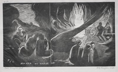 Noa Noa; Der Teufel spricht (Mahna No Varua Ino) von Paul Gauguin