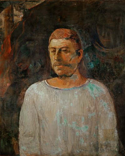 Paul Gauguin im einfachen Gewand, Selbstporträt von Paul Gauguin