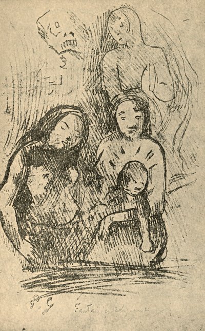 Religiöse Fantasien, 1936 von Paul Gauguin