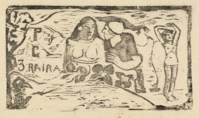 Titelseite für "Le Sourire" von Paul Gauguin
