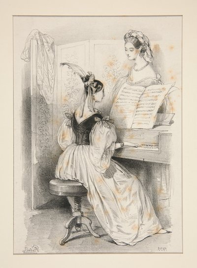 (?) VORSPIEL. von Paul Gavarni