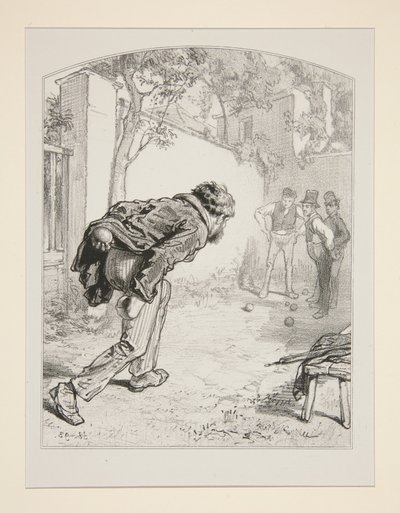 (Die Kugeln) von Paul Gavarni