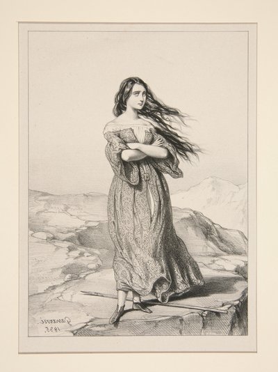 (Der Abgrund.) von Paul Gavarni