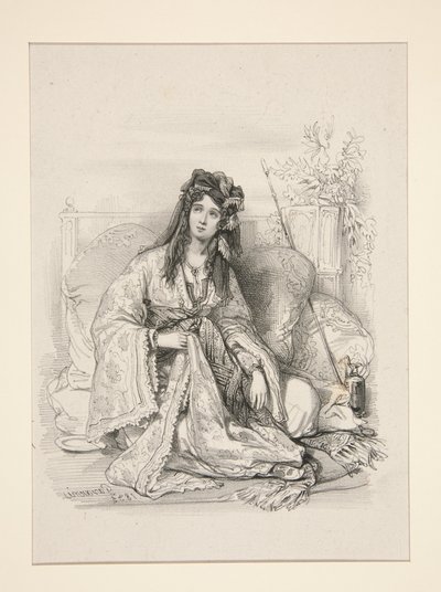 Die Odaliske von Paul Gavarni